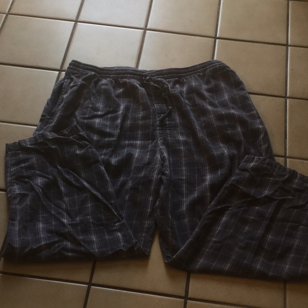 Nautical striped light blue sleepwear pants -XL